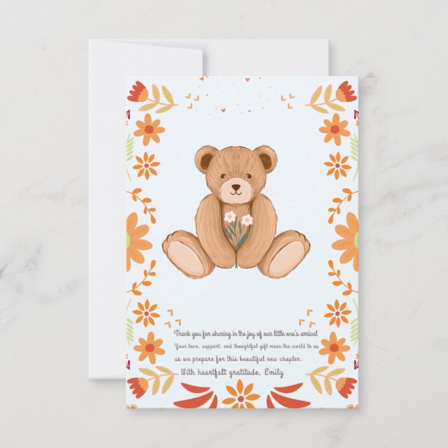 Dankeschön Karte (Vorderseite)