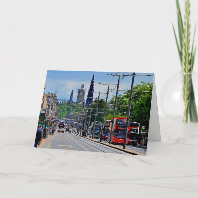 Dankeschön Karte Edinburgh Scotland (Vorderseite)