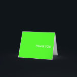 Dankeschön-Karte—"elektrisch Limon" Dankeskarte<br><div class="desc">Bleib drinnen. Vollständig anpassbar.</div>