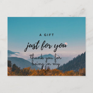 Dankeschön Karte. Familienfreunde und Liebe-Karte. Postkarte