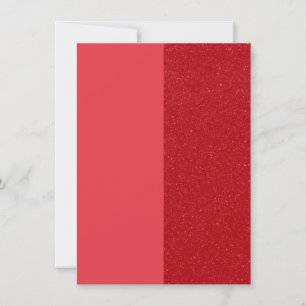 Dankeschön-Karte für den Red Split Panel-Glitzer - Dankeskarte