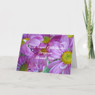 Dankeschön Karte für Orthopädie