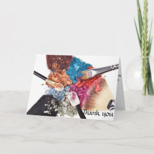 Dankeschön Karte - Makeup Artist