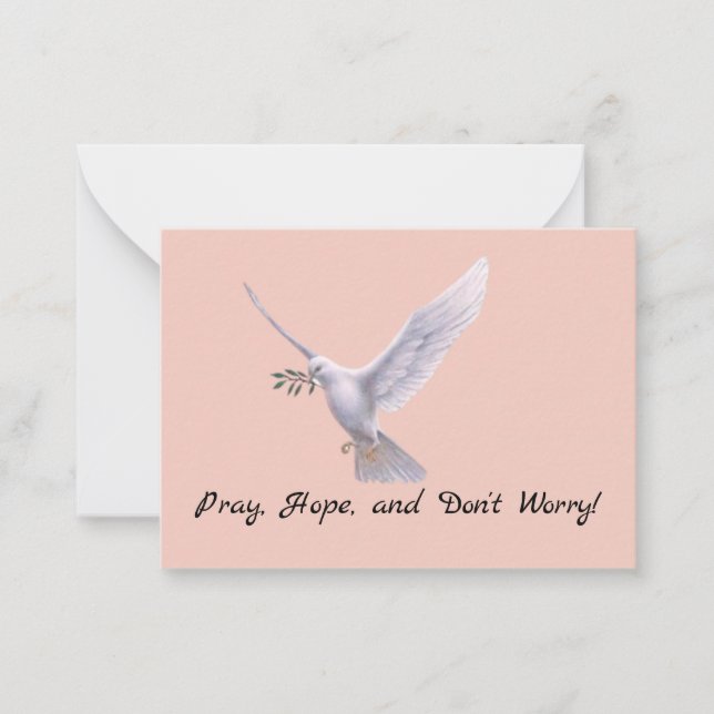 Dankeschön-Karte Mitteilungskarte (Vorderseite)