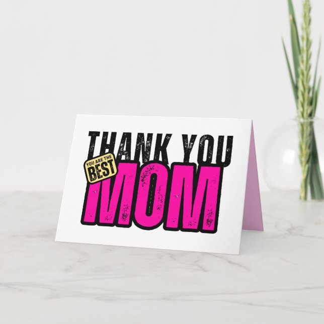 Dankeschön Mama Karte (Vorderseite)