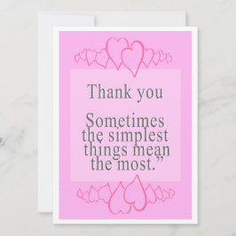 Dankeschön mit schönen Worten