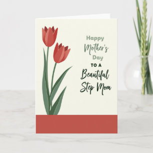 Dankeschön Muttertag Tulpenkarte Karte