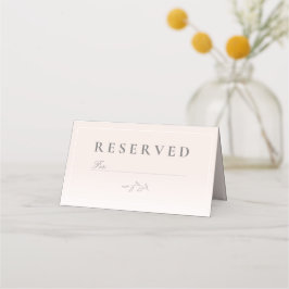 Dankeschön-Nachricht Reservierte Platzkarte
