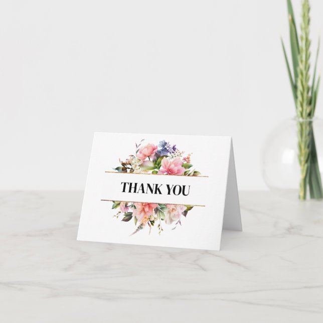 Dankeschön Note Card (Vorderseite)