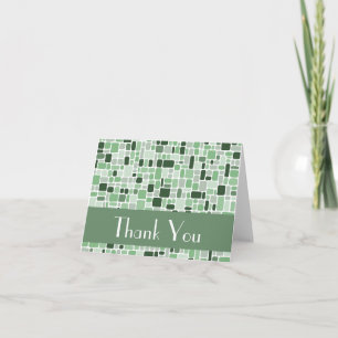 Dankeschön Note Card (Cobblestone Green) Dankeskarte
