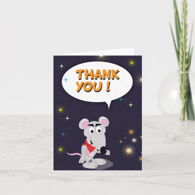 Dankeschön Note Card Dankeskarte (Vorderseite)