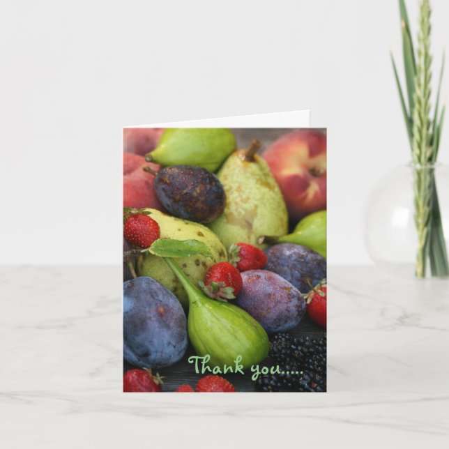 Dankeschön Note Card Dankeskarte (Vorderseite)