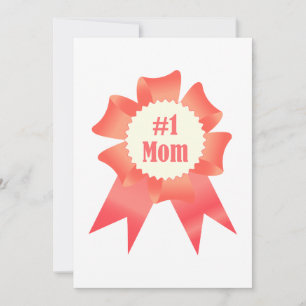 Dankeschön Nummer Eins Mama Gewinner Preisband Einladung