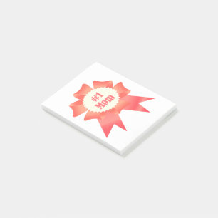 Dankeschön Nummer Eins Mama Gewinner Preisband Post-it Klebezettel