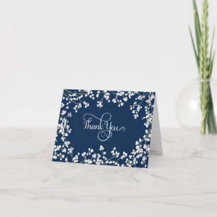 Dankeschön Papierwaren Baby's Breath Kranz Hochzei Dankeskarte