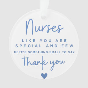 Dankeschön-Pflegegeschenk – Krankenschwestern wie Ornament