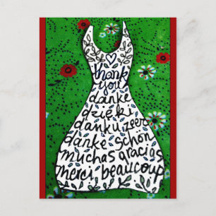Dankeschön Postkarte
