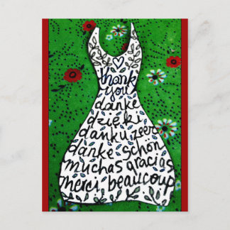 Dankeschön Postkarte