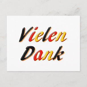 Dankeschön Postkarte