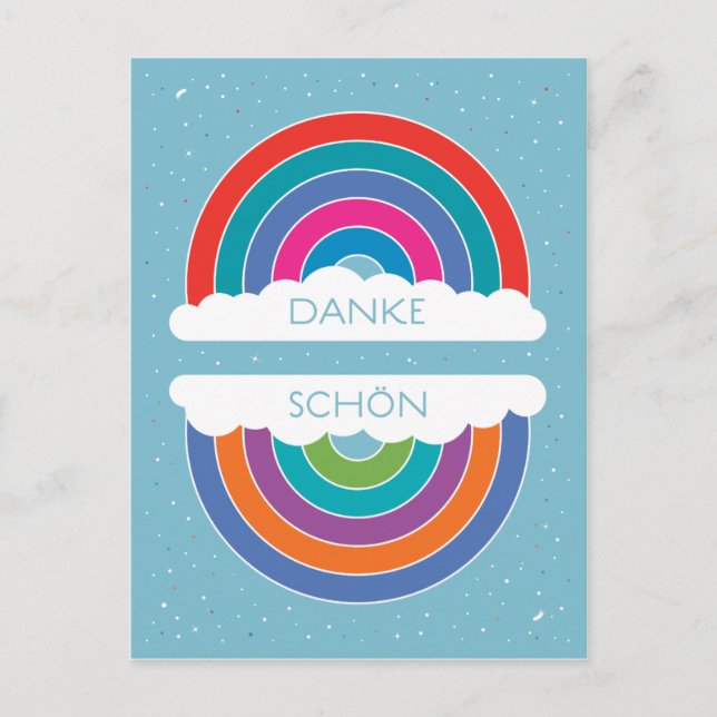 Dankeschön Postkarte (Vorderseite)