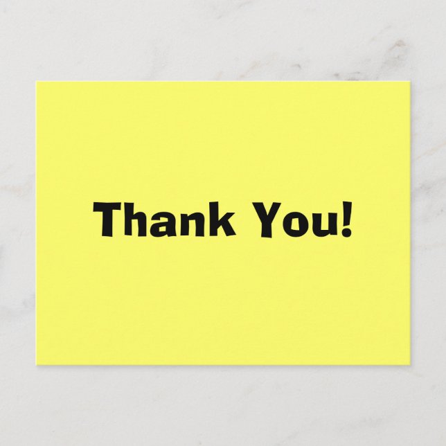 Dankeschön! Postkarte (Vorderseite)