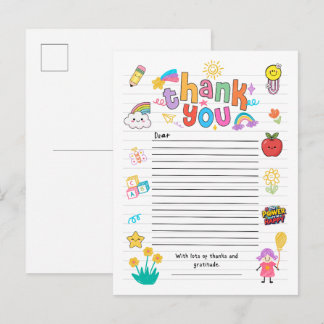 Dankeschön-Postkarte Postkarte