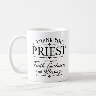 Dankeschön-Priester-Würdigungsgeschenk Kaffeetasse