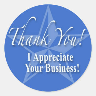 Dankeschön! Runder Aufkleber
