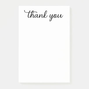 Dankeschön-Schrift Post-it Klebezettel
