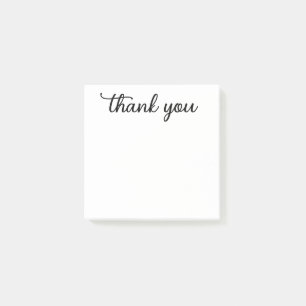 Dankeschön-Schrift Post-it Klebezettel