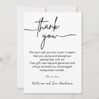 Dankeschön-Skript Hochzeit Vollfoto Dankeskarten Dankeskarte