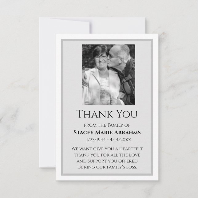 Dankeschön, Sympathiekarte, Loss Dankeschön-Karte Dankeskarte (Vorderseite)