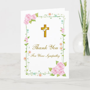 Dankeschön Sympathy Card Dankeskarte