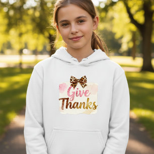 Dankeschön-T-Shirt Florales Herbst-Coquette-Shir Hoodie