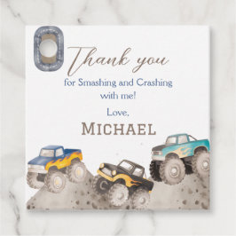 Dankeschön-Tags zum Geburtstag mit dem Thema 'Zert Geschenkanhänger