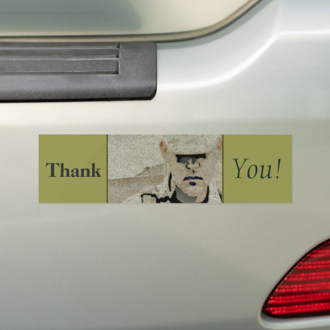 Dankeschön! - Veteran Autoaufkleber (Auf Auto)