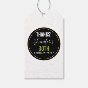 Dankeschön zum Geburtstag Geschenkanhänger