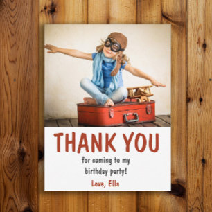 Dankeschön zum Kindergeburtstag Postkarte