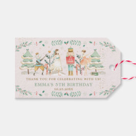 Dankeschön zum Nutcracker Ballet zum Geburtstag Geschenkanhänger