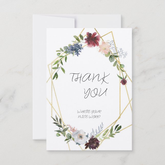 Dankeskarte (Vorderseite)