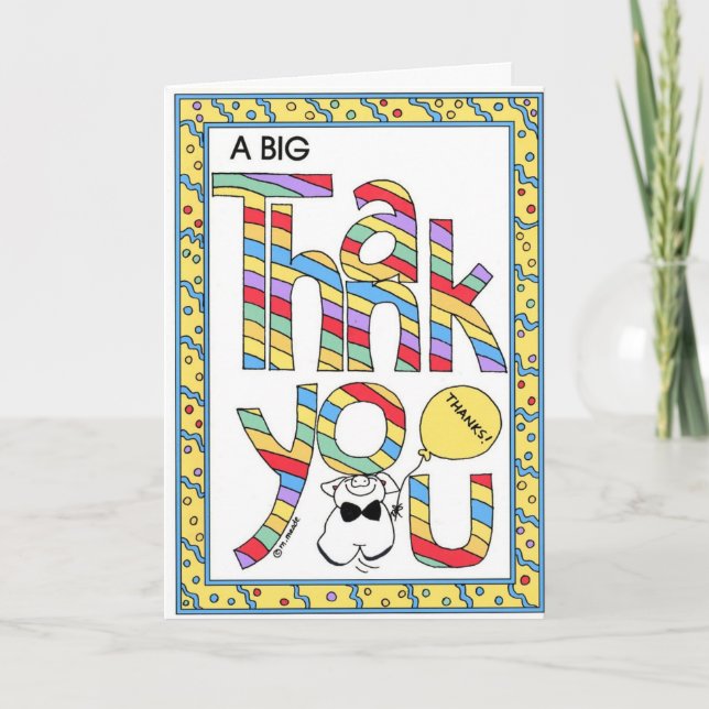 Dankeskarte (Vorderseite)