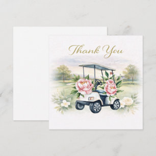DANKESKARTE GOLF HOCHZEIT