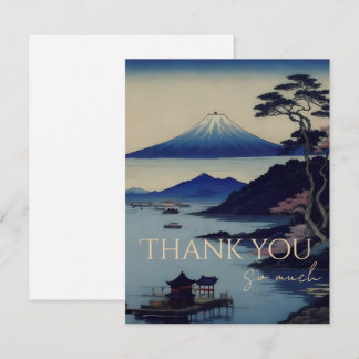 Dankeskarte Japanische Fuji-Berg-Landschaft