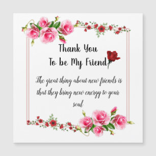 Dankeskarte Magnetkarte