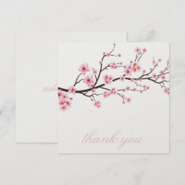 Dankeskarte: SAKURA CHERRY BLOSSOMS Dankeskarte