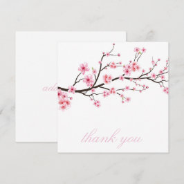 Dankeskarte: SAKURA CHERRY BLOSSOMS Dankeskarte