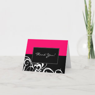 Dankeskarte   Stilvoller Swirl