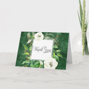 Dankeskarten Braut Hochzeit Boho Blätterkranz Dankeskarte
