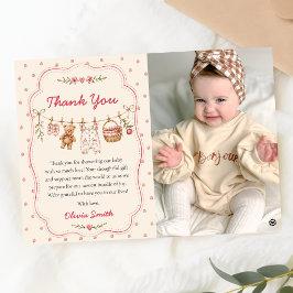 Dankeskarten-Foto für Baby-Party 'Augapfel'
