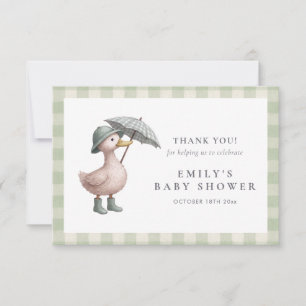 Dankeskarten für Baby Shower Little Duckling Dankeskarte